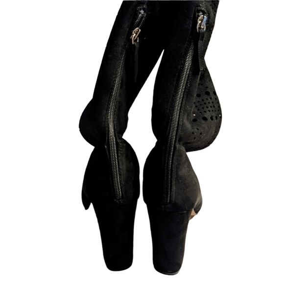 Steve MaddenWomens Steve Madden Eden Perforated Over-The-Knee Boots Sz 8M - Picture 8 of 9